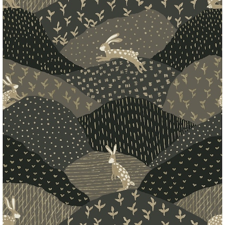 A-Street Prints Peter Black Rabbit Fields Wallpaper 4135-27301