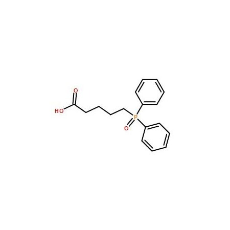 Ak Scientific 5-(Diphenylphosphinyl)-pentanoic acid (100mg), CAS 71140-70-0 1426AH-100mg