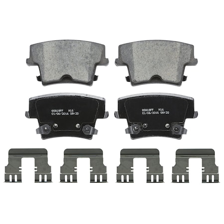 Wagner Brake QuickStop Rear Disc Brake Pad Set Ceramic,  ZD1057A