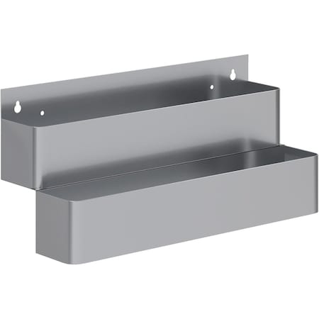 Amgood 22 in. Double Tier Stainless Steel Speed Rail SR-22D-Z