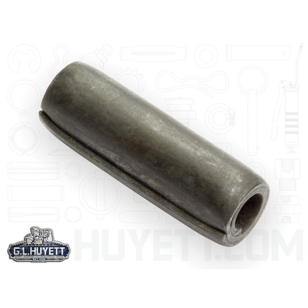 Huyett Coiled Spring Pin, Standard Duty, Phosphate Coated High Carbon Steel, 3 mm Dia x 16 mm Length SPCMP-030-016