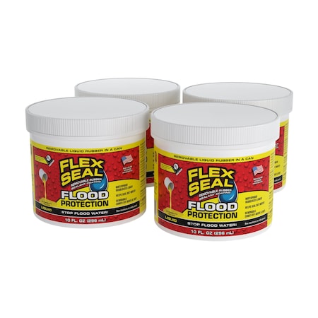 Flex Seal Liquid Flood Protection 10 fl. oz, 4PK RLSYELR12