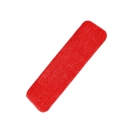 Bsl Dust Mop Pad Microfiber Red 18in, PK12 5620