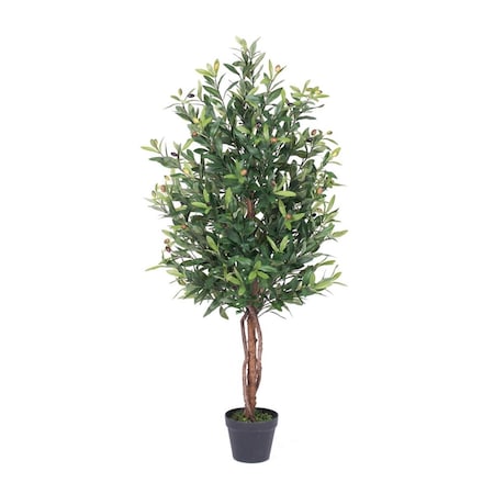 Vickerman 50 in. Green Olive Tree in Pot T161350