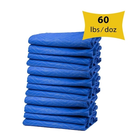 Mytee Products 60lbs Non Woven Economy Moving Blankets Pads 72 inx80 in (1 Dozen) MB-NW