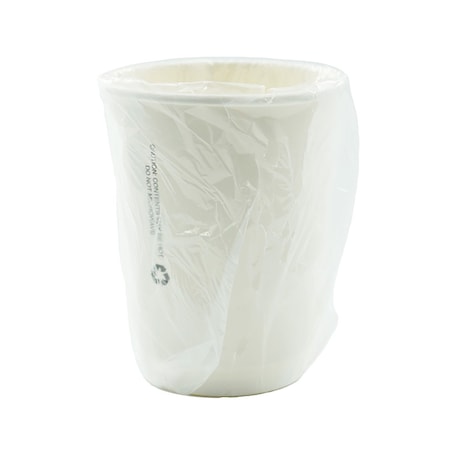 Rdi Double Wall Cup Generic Wrapped White 12oz 500cs, 500PK CP-DBW12-WHT