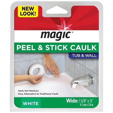 Magic Peel and Stick Caulk, White 3016