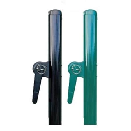 Superjock 2.9 in. Tennis Posts - Black SU3008426