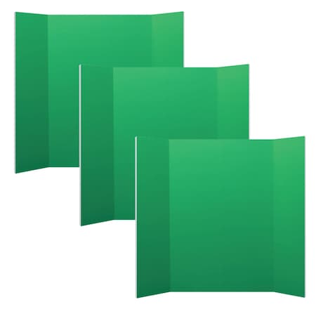 Flipside 36 x 48 Green Foam Project Board Pack of 3, 3/16'' Thick OVS30088