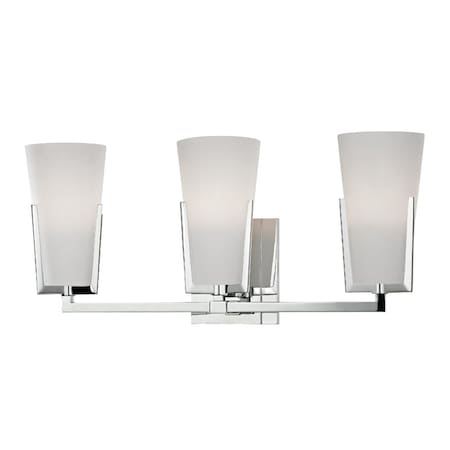 Hudson Valley Lighting Upton 3 Light Bath And Vanity 19 In. Polished Chrome 1803-PC