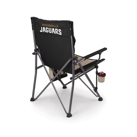 Picnic Time Family Of Brands NFL Jacksonville Jaguars - Big Bear XXL Camping Chair with Cooler 808-00-175-155-2