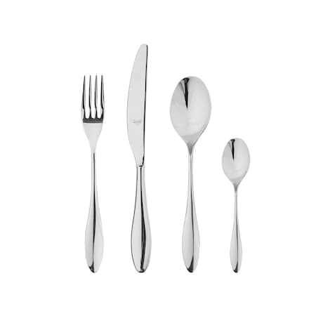 Mepra Carinzia Flatware Set - 24 Pieces - Stainless Steel 107022024