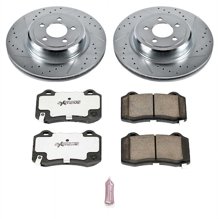 Powerstop REAR STREET WARRIOR BRAKE KIT K4583-26