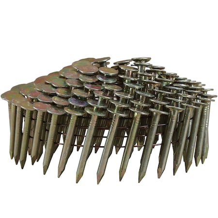 Freeman 15 Deg. 1-1/4in x 0.120in Wire Collated Galvanized Coil Roofing Nails, 7200-Count RN-125EG