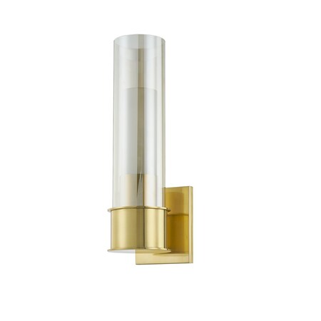 Corbett Lighting Granada 1 Light Wall Sconce in Vintage Polished Brass 505-01-VPB