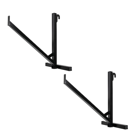 Mytee Products 1 Tier Shipping Container Pipe Rack 18-1/8inL x 16inH, 550 lbs WLL Steel, 2PK CNT-PIPERACK1x2