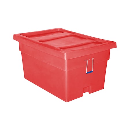 Myton Industries Bulk Ship Container, 24 cubic ft., 550lb. capacity, RED MTX-1 RED