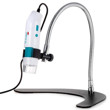 Amscope Q-Scope By 1.2MP USB Handheld Digital Microscope 10X-40X, 180X on Gooseneck Stand w/LED Illumination QS-LITE-MS20