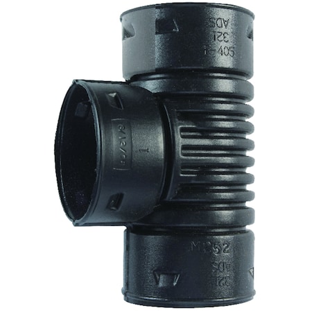 Advanced Drainage Systems Advance Drainage Systems 3 in. Snap X 3 in. D Snap Polyethylene 8 in. Tee 1 pk 0321AA