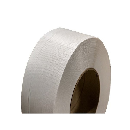 Signode POLYPROPYLENE STRAP, 250 lb, White 2X3013
