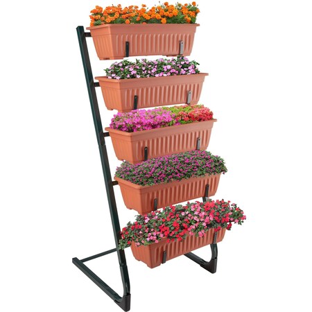 Pure Garden Raised Garden Beds 5 Tier Vertical Garden Planter Planters for Outdoor Plants Gardening 50-LG1412