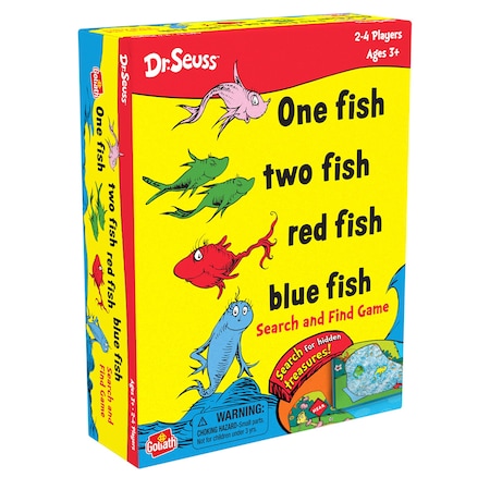 Goliath Dr. Seuss: One Fish, Two Fish, Red Fish, Blue Fish Game 933867