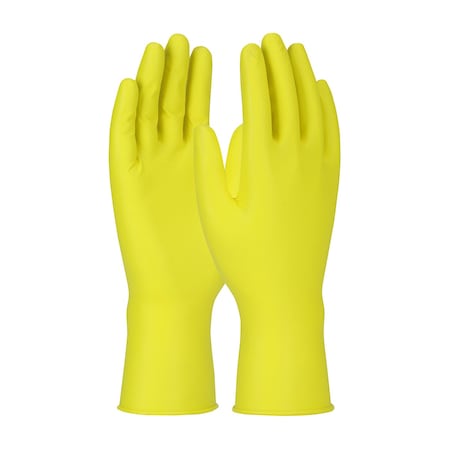 Grippaz Extended Use Ambidextrous Nitrile Glove with Textured Fish Scale Grip, 6 Mil, 48PK 67-306/XXL