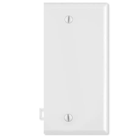 Ezgeneration LVPSE14x-LVPSE14W Blank Sectional Wallplate End Section, White EZ747090