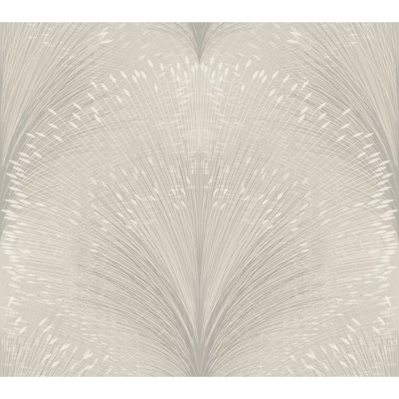York Wallcoverings Papyrus Plume Grey Wallpaper OI0684