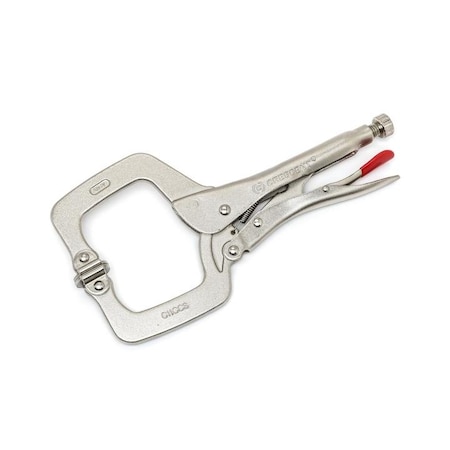 Crescent 6" Locking C-Clamp with Swivel Pads C6CCSVN