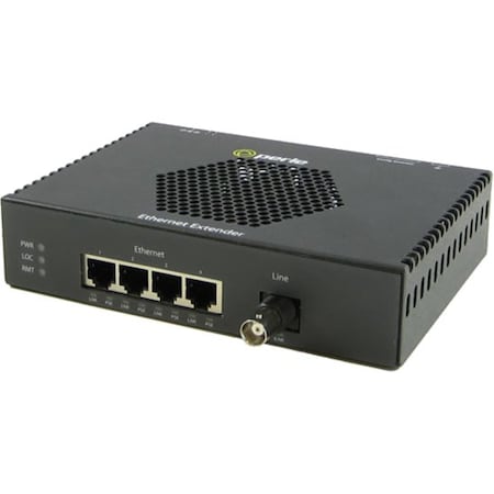 Perle Systems EXP-4S1110PE-BNC-XT 4X10/100/1000 BNC POE+ CPE XTEM EXT 06004920