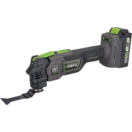 Genesis 20V Brushless Cordless Oscillating Multi-Tool Kit with 2.0 Ah Battery & Charger GLMT20BH