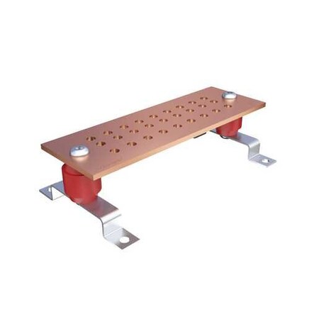Burndy Copper Ground Bar/Bus Bar CB14412JK