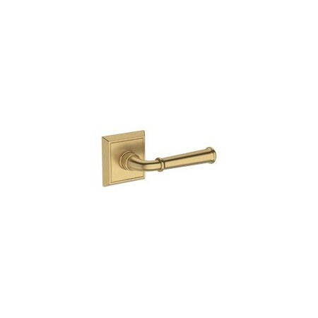 Baldwin Residential Door Levers Full Dummy Right Hand Lifetime Satin Brass FDDUNCHR044