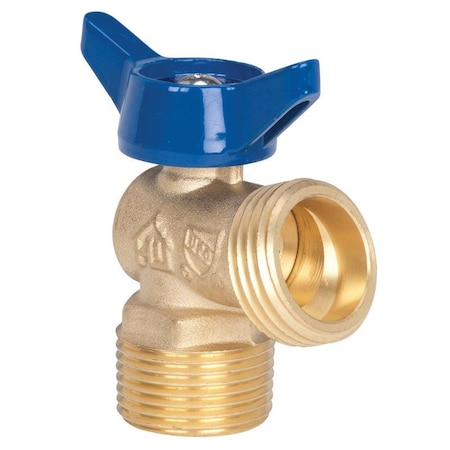Homewerks 3/4 in. MIP X 3/4 in. MHT Brass Boiler Drain VBDQTRG4