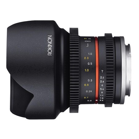 Rokinon 12mm T2.2 Compact High Speed Wide Angle Cine Lens for Sony E Mount Cameras (CV12M-E) CV12M-E