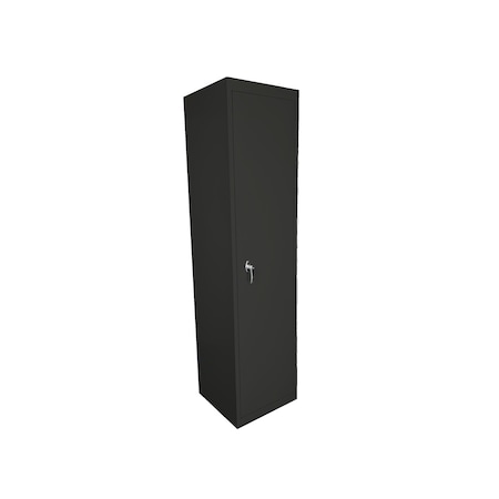 Steel Cabinets Usa Utility Storage Cabinet, 72 in H, 18 in W, 18 in D, Charcoal, 4 Shelves FS-18-C