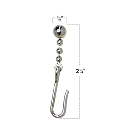 Crest Healthcare Curtain Hook For Use With Crest Slim Track, Alpine And Grant 9009