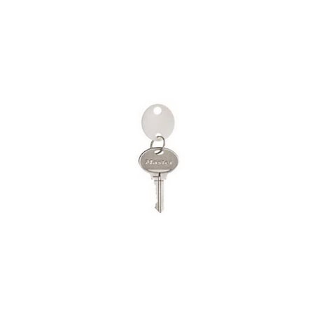 Master Lock Key Tag Plastic White Round White, 20PK 7116D