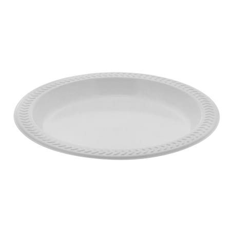 Pactiv 6" White Sandwich Plate Impact Plastic Tableware YMI6