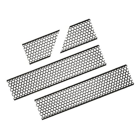 Keystone Hexagonal Louver Kit for L Shape Series A Linear Arch Fixtures.  Louver compatible end caps sold sep KT-LALED-LA-LVR-1-KIT