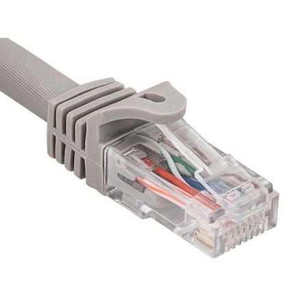Sanoxy 25ft Cat6a 600 MHz UTP Snagless Ethernet Network Patch Cable, Gray SNX-CBL-LDR-C6110-3025