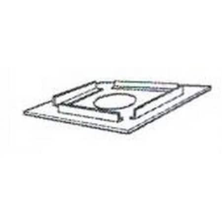 Superior 6 x 9 in. Vertical Firestop Direct Vent Rigid Pipe Section F4371