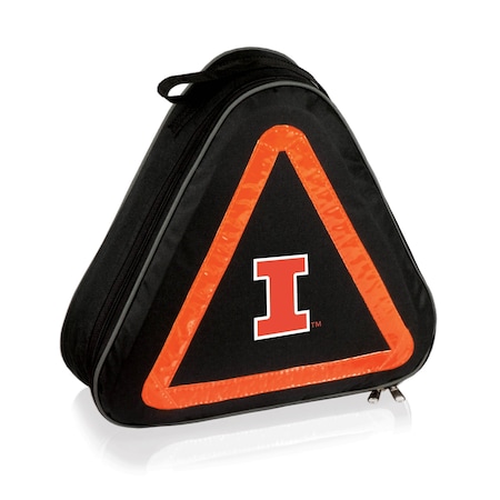 Picnic Time Family Of Brands NCAA Illinois Fighting Illini Roadside Emergency Car Kit 699-00-179-214-0