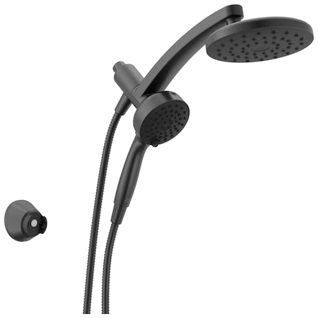 Delta Universal Showering Components Pivotpro 3-In-1 Combination Shower With Touchclean Spray Face 75648BL