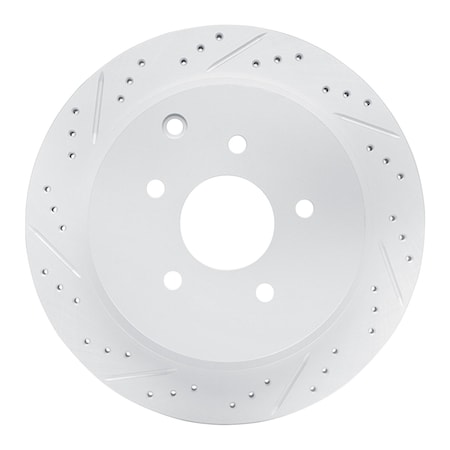 Dynamic Friction Co DFC Geoperformance Rotor - Drilled and Slotted 830-67089L