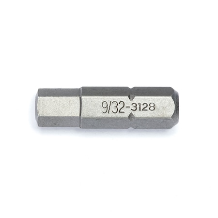 Genius Tools 293009 / 5/16in Hex Shank, 9/32in Hex Screwdriver Bit 30mmL 3128
