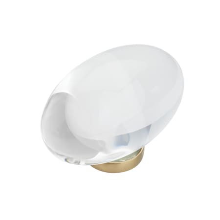 Amerock Glacio 1-3/4 in 44 mm Length Clear/Champagne Bronze Cabinet Knob BP36651CCZ