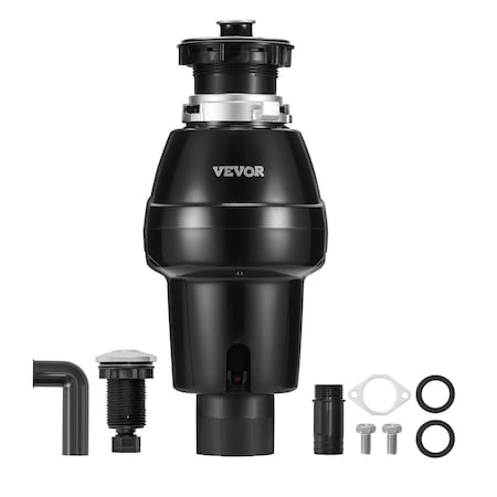 Vevor Garbage Disposal 3/4 HP Continuous Food Waste Disposer 3250RPM EZ Connect Corded JW-V50