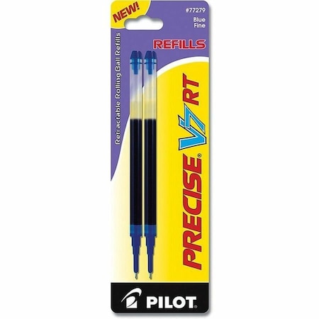 Pilot Precise V7 RT Rolling Ball Refill, Fine, Blue Ink, 2/Pack 77279
